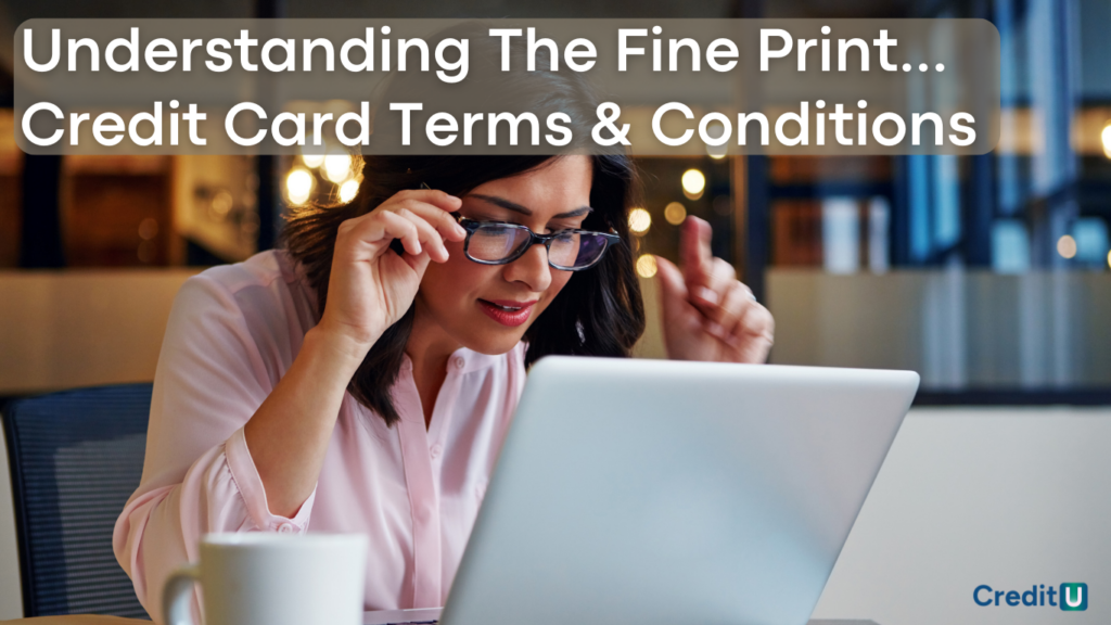 Credit Card Terms and Conditions
