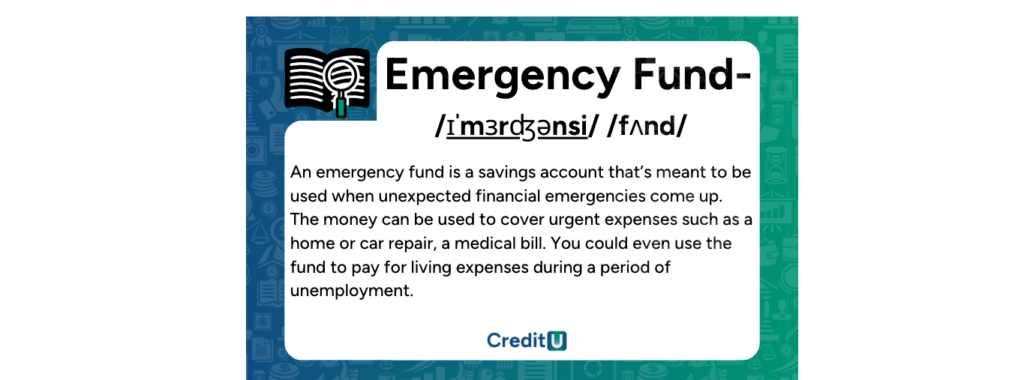 Emergency fund definition